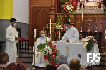  Telde rinde honores a la Virgen de Las Nieves con una solemne misa en Lomo Magullo/Francisco Javier Santana-TA.